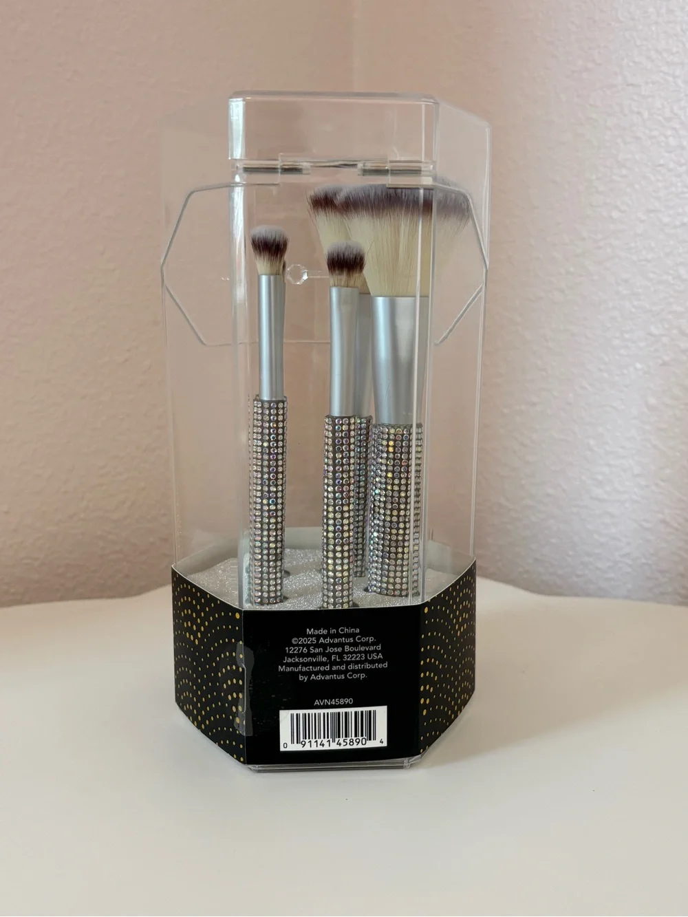 Rhinestone 5PC Makeup Brush Set
